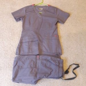 Grey Scrub Set